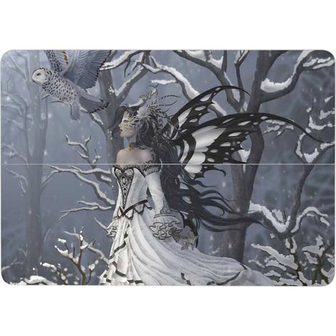 Fairy with Owl in Snow by Nene Thomas Surface Laptop Studio Skin